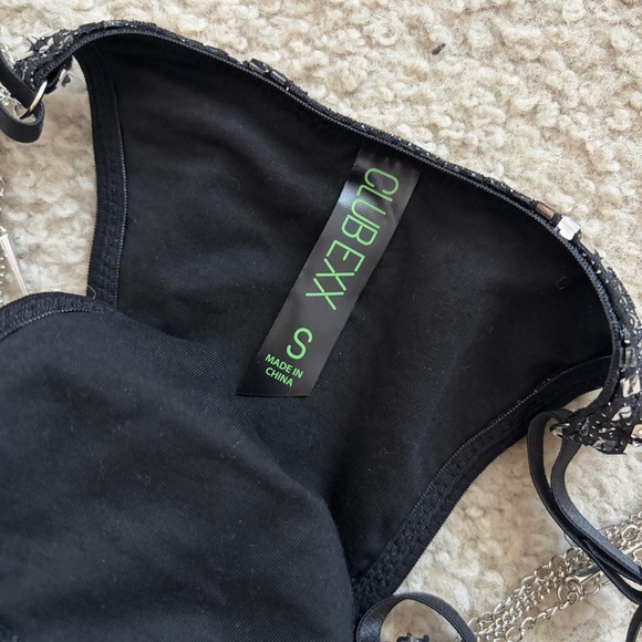 Dolls Kill Current Mood DISCO FUSION BUSTIER & PANTY SET - Picture 3 of 4